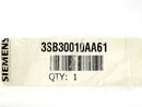 Siemens Push Button Actuator White 3SB30010AA61 *New Open Bag*