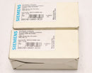 SIEMENS 22MM BLUE PUSHBUTTON 1NO 1NC 3SB3601-0AA51-0CC0 *LOT OF 2*