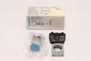 SIEMENS 22MM BLUE PUSHBUTTON 1NO 1NC 3SB3601-0AA51-0CC0 *LOT OF 2*