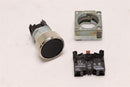 SIEMENS 22MM METAL ROUND PUSHBUTTON 3SB3603-0AA11-0CC0 *LOT OF 2*