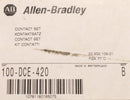 ALLEN-BRADLEY CONTACTOR REPLACEMENT CONTACTS SET 100-DCE-420 SER B