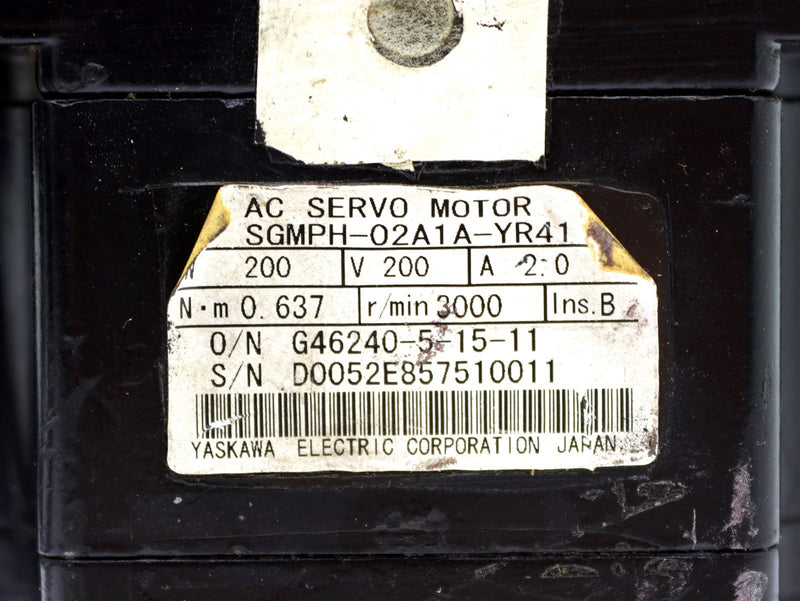 Yaskawa Servo Motor SGMPH-02A1A-YR41