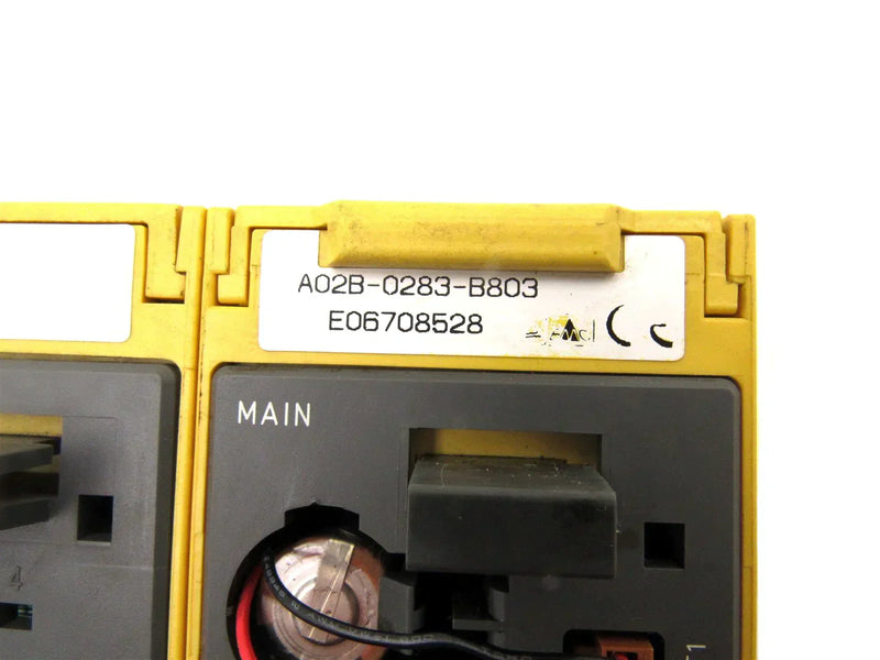 Fanuc Controller Unit A02B-0283-B803 W/ Data Server A16B-3200-0462/08B