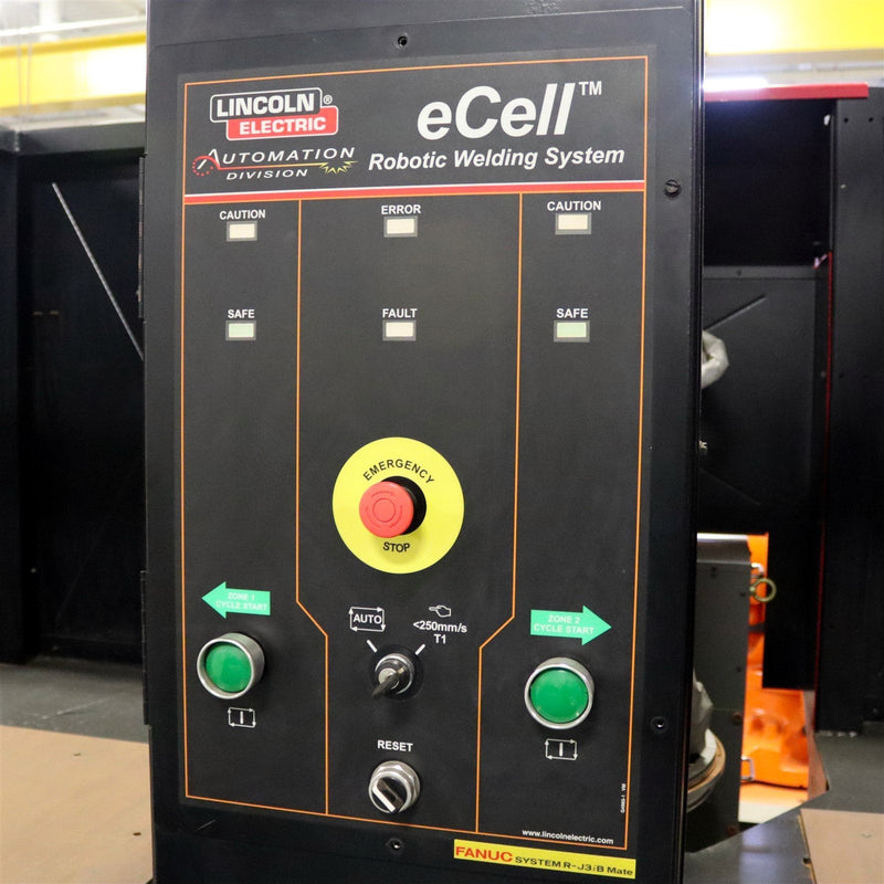 Lincoln eCell Robotic Welding Cell with Robot, MIG Torch, Welder, Fume Extractor