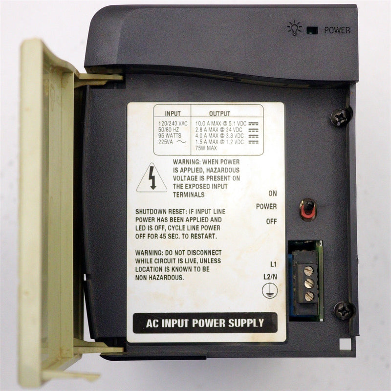 ALLEN-BRADLEY CONTROLLOGIX AC POWER SUPPLY 1756-PA72/B