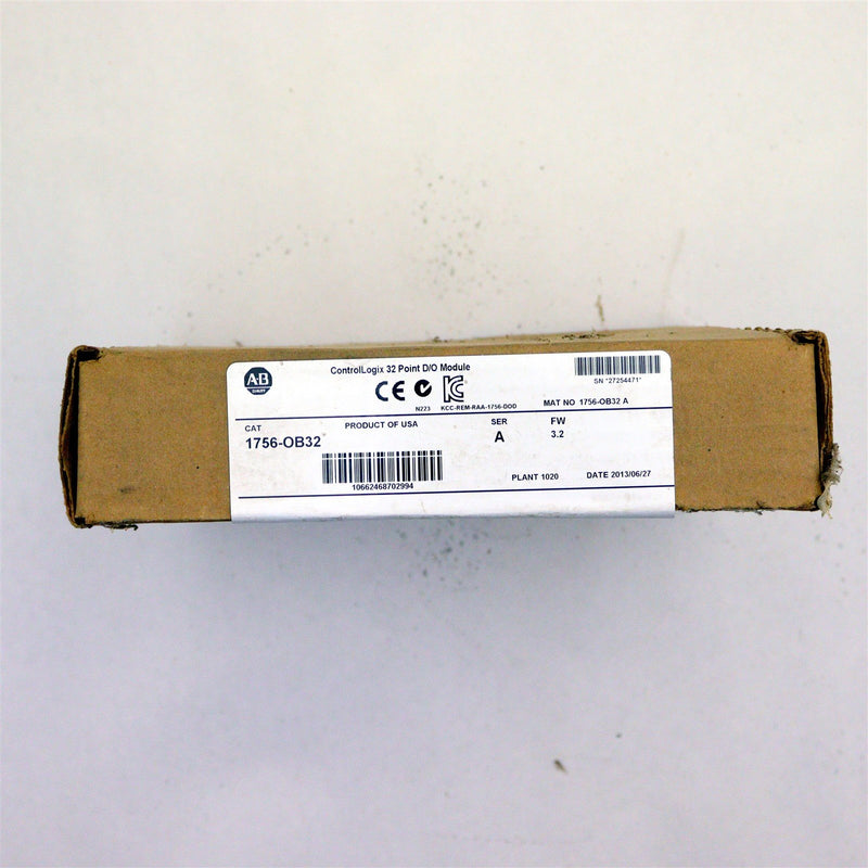 ALLEN BRADLEY CONTROLLOGIX 32 POINT D/O MODULE 1756-OB32 SERIES A FACTORY SEALED