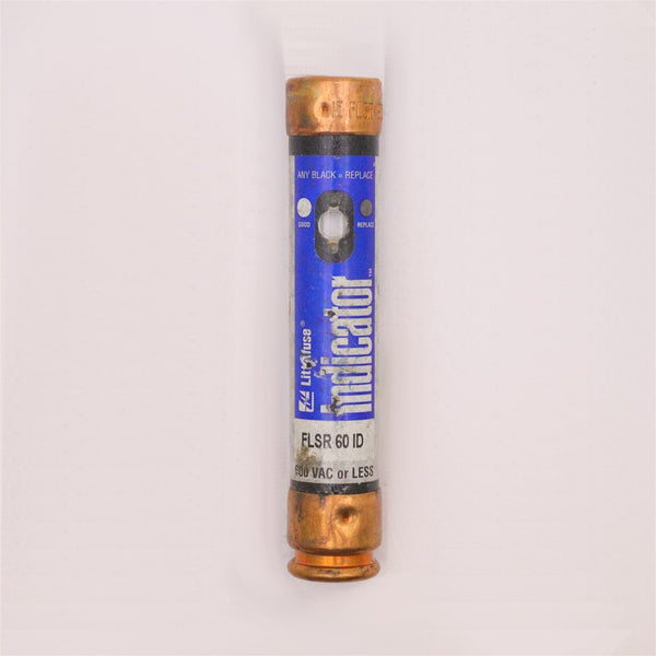 LITTELFUSE INDICATOR 600 VOLT AC 300 VOLT DC 60 AMP FUSE FLSR60ID