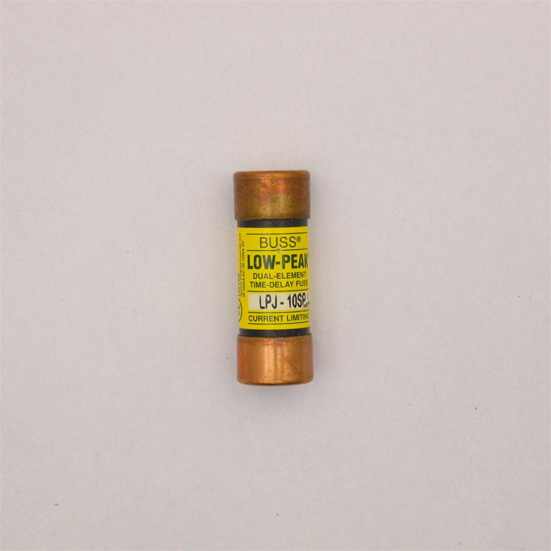 BUSSMANN LOW PEAK 600 VOLT AC 300 VOLT DC 10 AMP FUSE LPJ-10SP