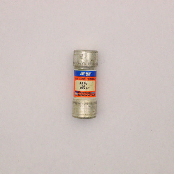 FERRAZ SHAWMUT 600 VOLT AC 500 VOLT DC 6 AMP FUSE AJT6