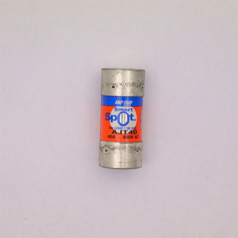 FERRAZ SHAWMUT SMART SPOT 600 VOLT AC 500 VOLT DC 40 AMP FUSE AJT40