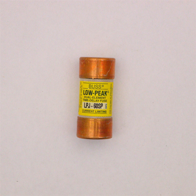 BUSSMANN LOW PEAK 600 VOLT AC 300 VOLT DC 60 AMP FUSE LPJ-60SP