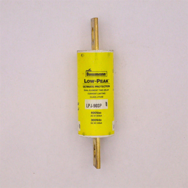 BUSSMANN LOW PEAK 600 VOLT AC 300 VOLT DC 90 AMP FUSE LPJ-90SP