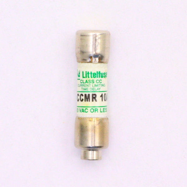 LITTELFUSE CLASS CC CURRENT LIMITING TIME DELAY 600 VAC 10AMP FUSE CCMR 10A
