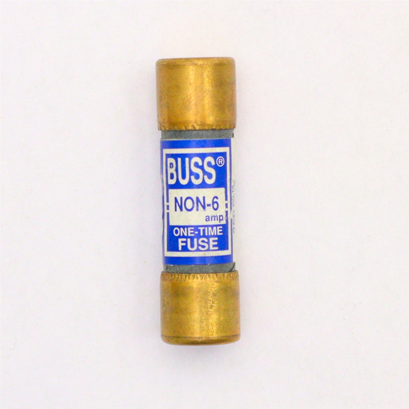 BUSSMANN 250 VOLTS AC 6 AMP FUSE NON-6