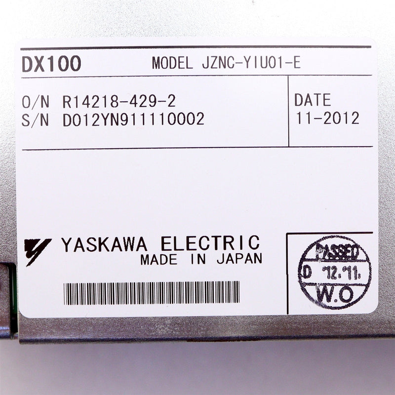 YASKAWA DX100 SERVO CONTROL MODULE JZNC-YIU01-E