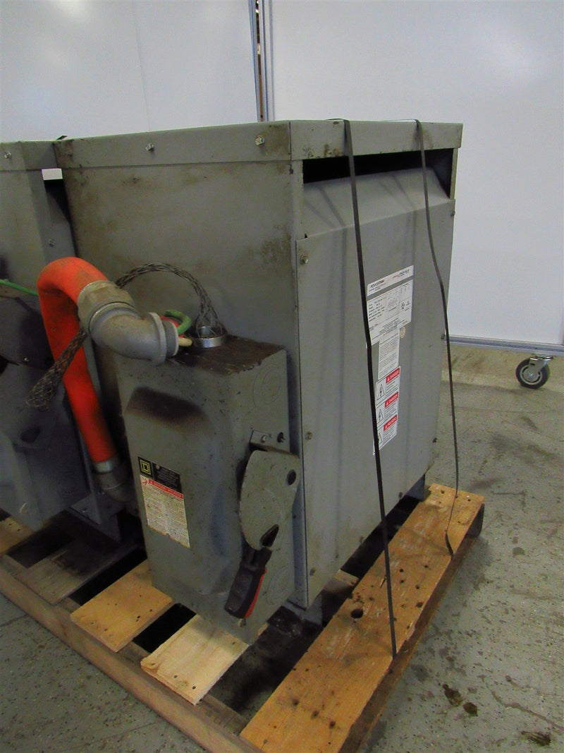 POWERTRAN TRANSFORMER DELTA TO Y 30 KVA 480 220Y 127 3PTN379-30K-DIT WS-4