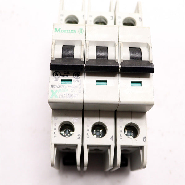 MOELLER 3POLE CIRCUIT BREAKER FAZ-D6/3-RT