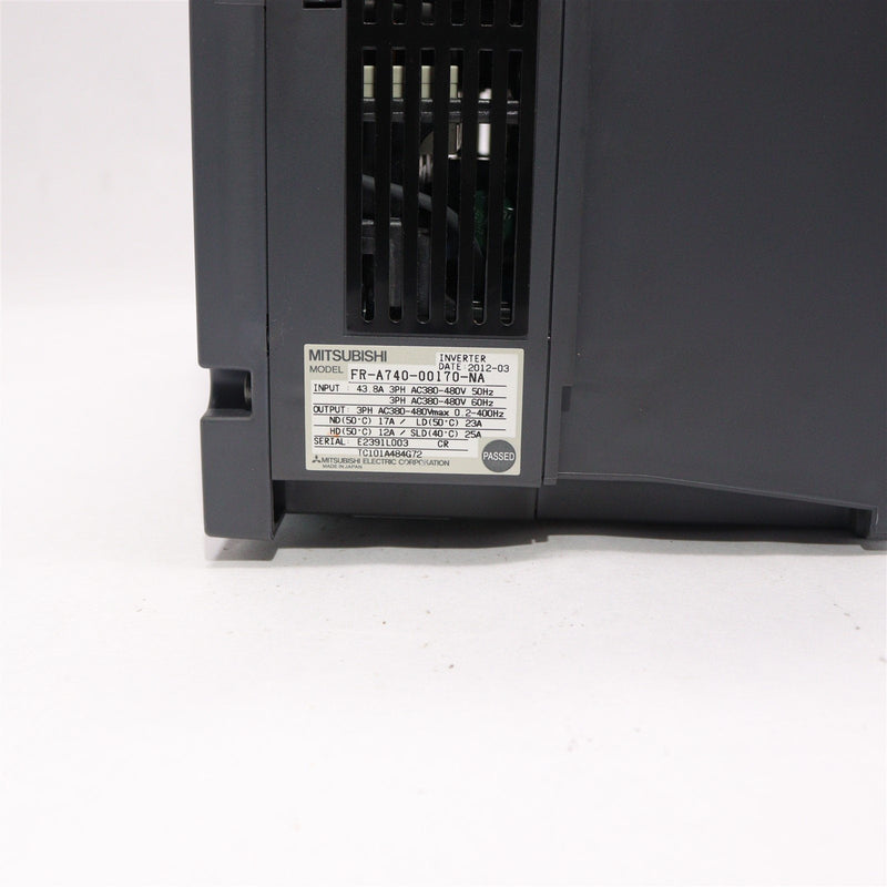 MITSUBISHI A700 INVERTER FFREQUENCY DRIVE FR-A740-00170-NA