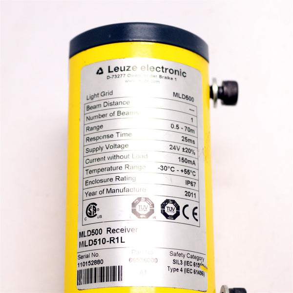 LEUZE MLD 500 SINGLE BEAM RECEIVER MLD510R1L