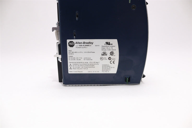 ALLEN BRADLEY POWER SUPPLY 1606-XLS480E3/A