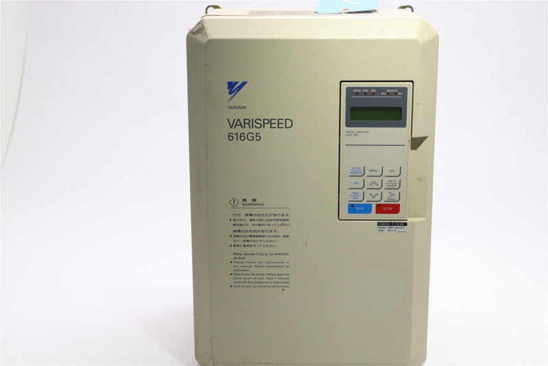 YASKAWA VARISPEED DRIVE 616G5 CIMR-G5V2011