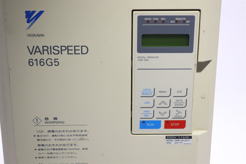 YASKAWA VARISPEED DRIVE 616G5 CIMR-G5V2011