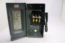 SQUARE D 60A 600VAC 600VDC FUSIBLE SAFETY SWITCH H362