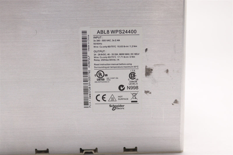 TELEMECANIQUE POWER SUPPLY ABL8WPS24400