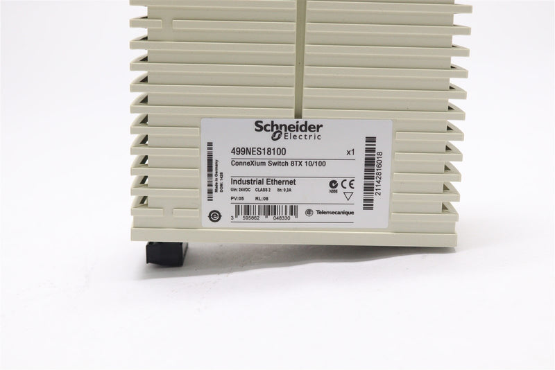 SCHNEIDER ETHERNET SWITCH 499NES18100