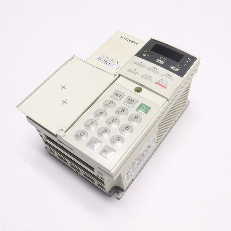 MITSUBISHI INVERTER WITH KEYPAD FR-PU03E FR-A024-0.1K