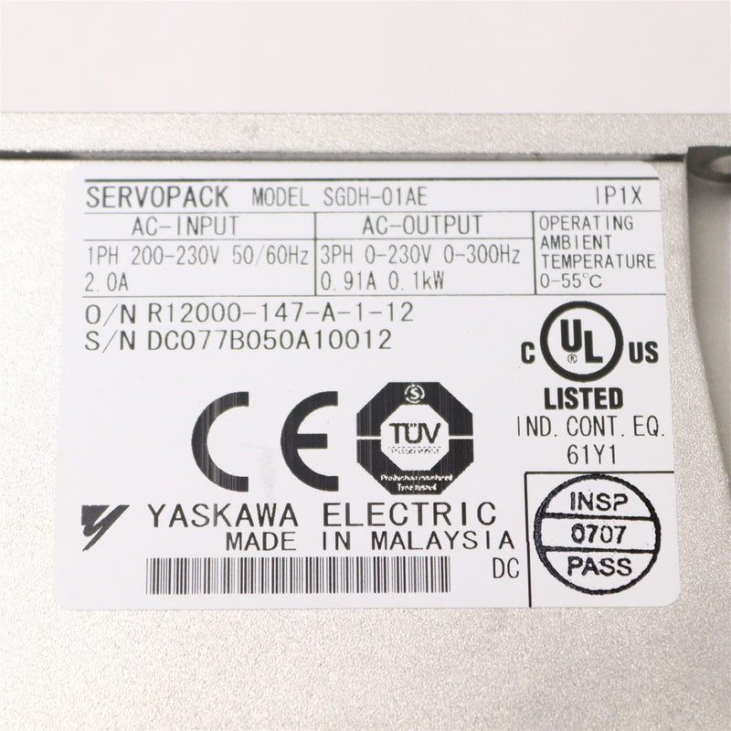 YASKAWA SERVOPACK SGDH-01AE