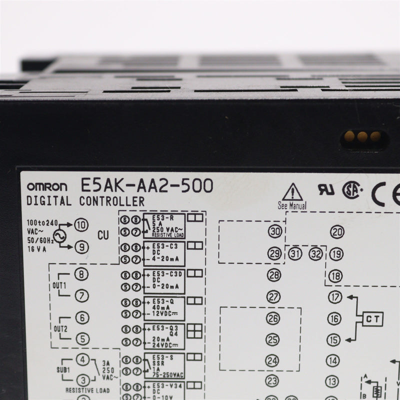 OMRON DIGITAL CONTROLLER E5AK-AA2-500