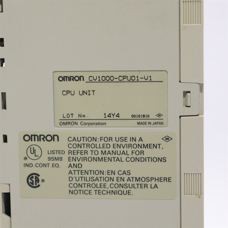 OMRON PROGRAMMABLE CONTROLLER CV1000-CPU01-V1