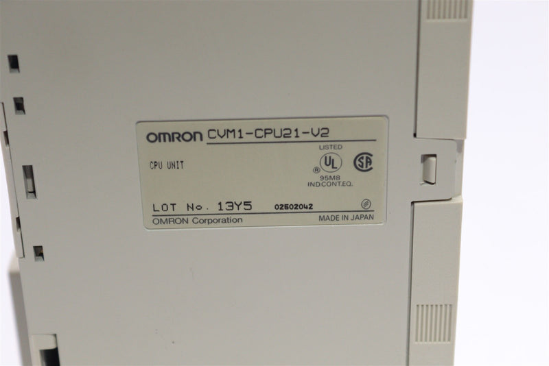 OMRON PROGRAMMABLE CONTROLLER CVM1-CPU21-V2