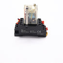 OMRON 24VDC RELAY WITH BASE MY4N-D2 * LOT OF 12 *