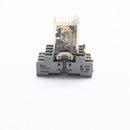 OMRON RELAY WITH SOCKET MY4N * LOT OF 7 *