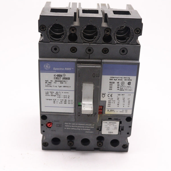 GE SPECTRA CIRCUIT BREAKER 3 POLE 60 AMP SEHA36AT0060