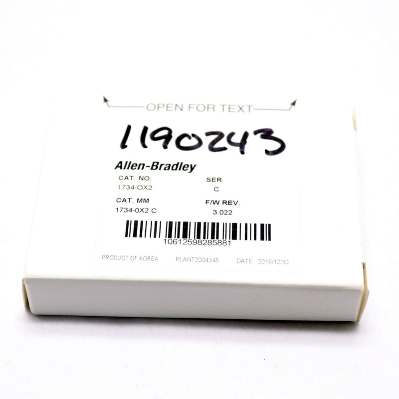 ALLEN BRADLEY POINT I/O 2-RELAY DIGITAL CONTACT OUTPUT MODULE 1734-OX2/C