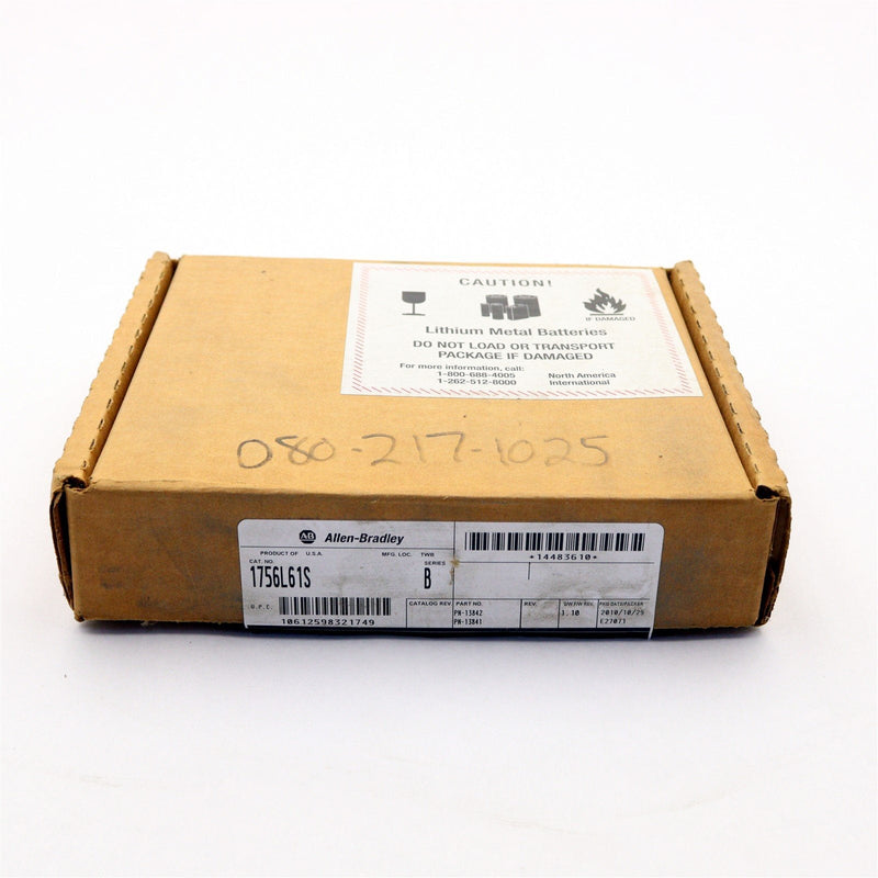 ALLEN-BRADLEY GUARDLOGIX 5561S PROCESSOR 1756-L61S SER. B