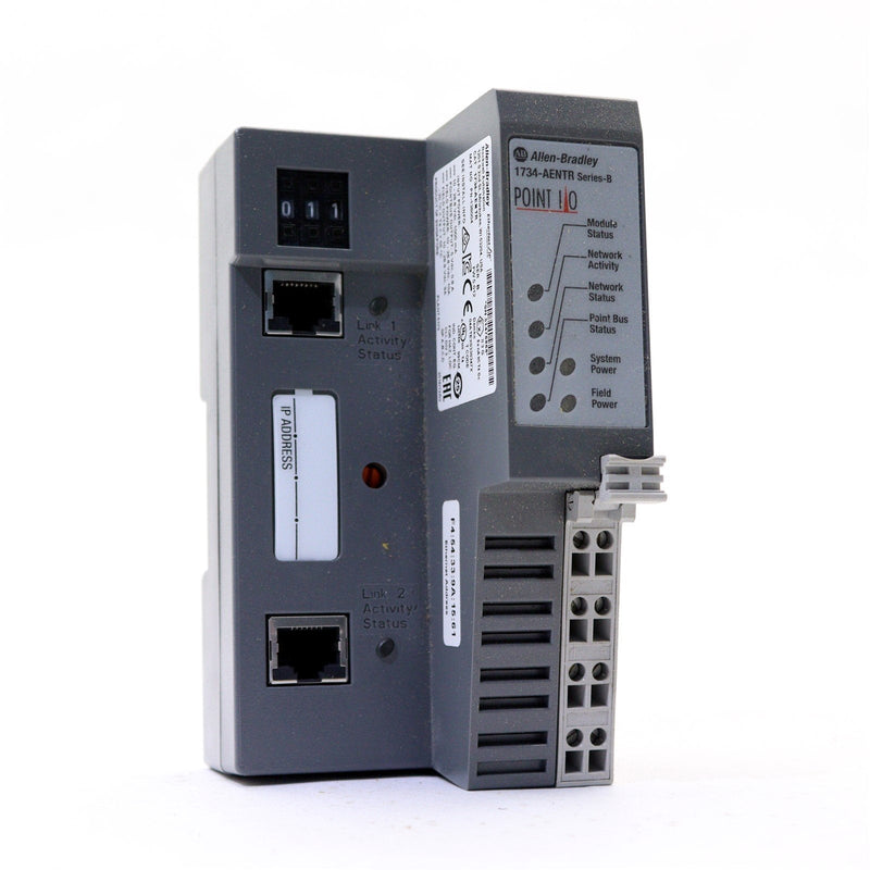 ALLEN-BRADLEY POINT I/O DUAL PORT NETWORK ADAPTOR 1734-AENTR