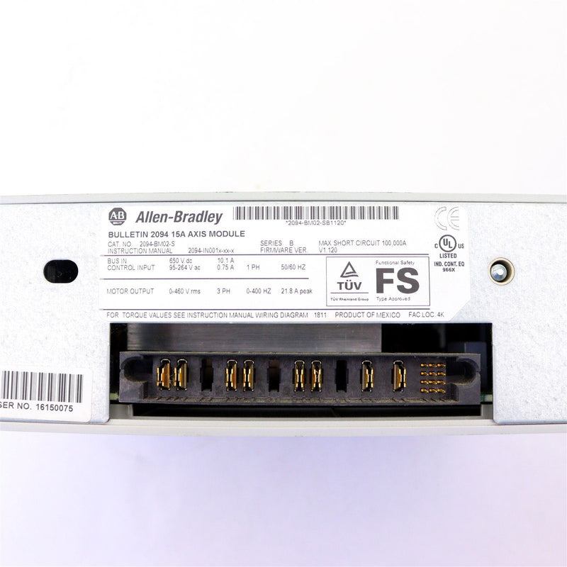 ALLEN-BRADLEY BULLETIN 2094 15A AXIS MODULE 2094-BM02-S