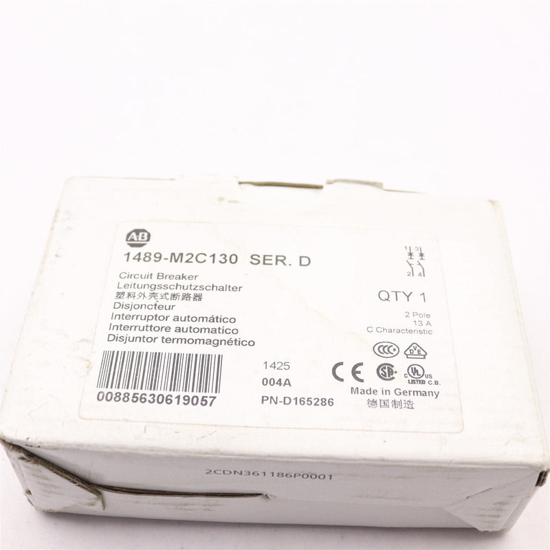 ALLEN BRADLEY 1489-M2C130/D CIRCUIT BREAKER