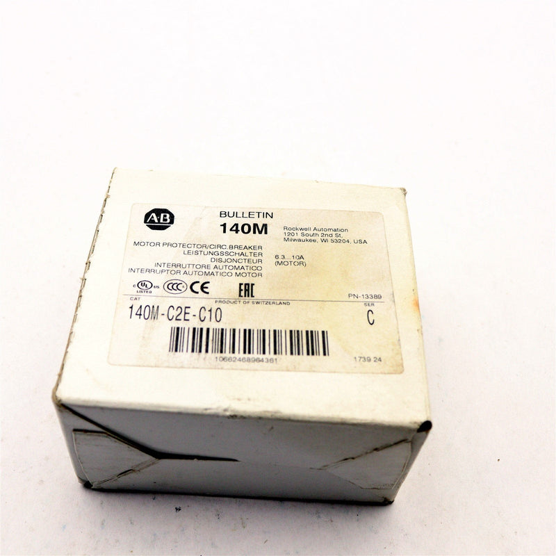 ALLEN BRADLEY 140M-C2E-C10/C MOTOR PROTECTOR CIRCUIT BREAKER