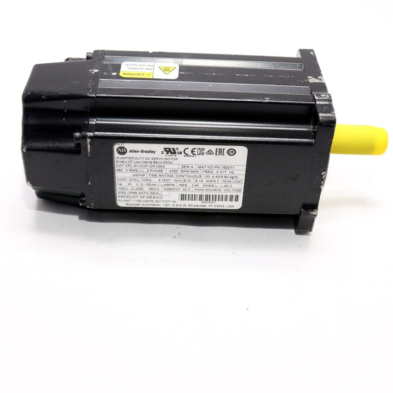 ALLEN BRADLEY SERVO MOTOR VPL-B1003F-CK12AA/A - NEW *NO BOX*