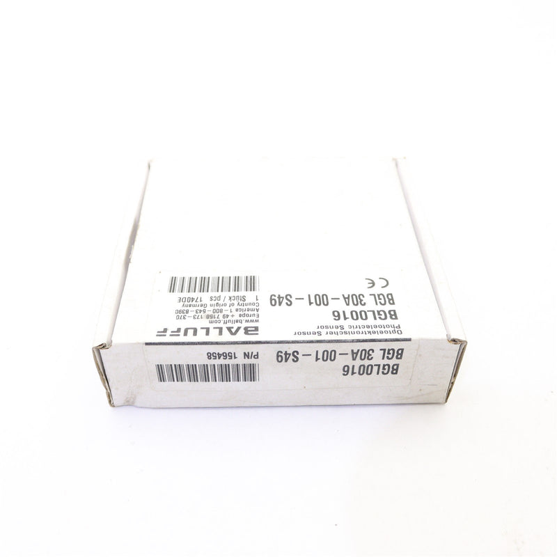 BALLUFF PHOTOELECTRIC SENSOR BGL0016 BGL 30A-001-S49 NEW IN BOX