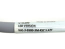 Turck LED Version Doubled Ended Cordset VAS 3-B580-3M-RSC 5.42T *New Open Bag*