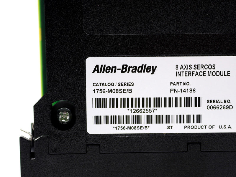 Allen Bradley 8 Axis Sercos Interface Module 1756-M08SE Ser. B