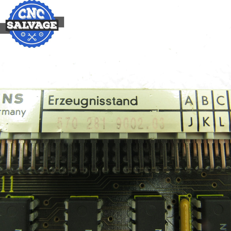 Siemens Circuit Board 6FX1128-1BB00 570 281 9002.03