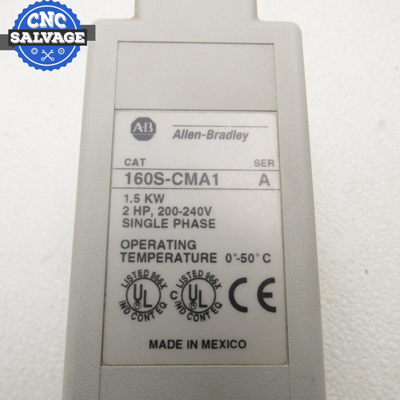 Allen Bradley PLC Single Phase 1.5 KW 160S-CMA1 *Tested*