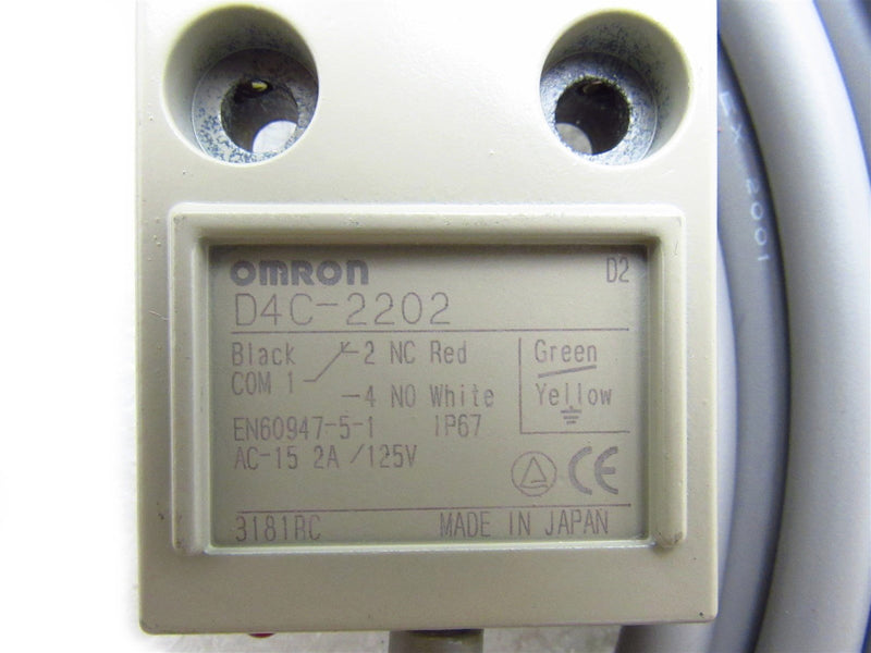 Omron Limit Switch D4C-2202 *New No Box*
